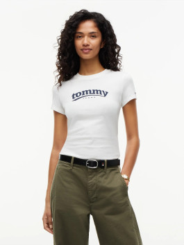 náhled Tommy Jeans dámské bílé tričko