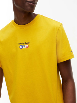 náhled Tommy Jeans pánské žluté tričko