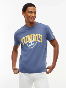 náhled Tommy Jeans pánské modré tričko