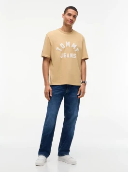 náhled Tommy Jeans pánské béžové tričko