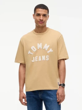 náhled Tommy Jeans pánské béžové tričko