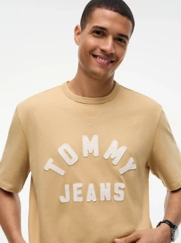 náhled Tommy Jeans pánské béžové tričko