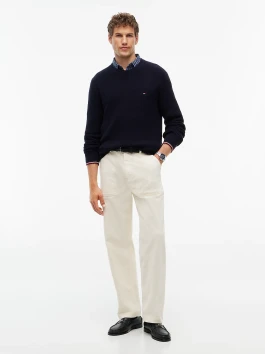 náhled Tommy Hilfiger pánský tmavě modrý svetr
