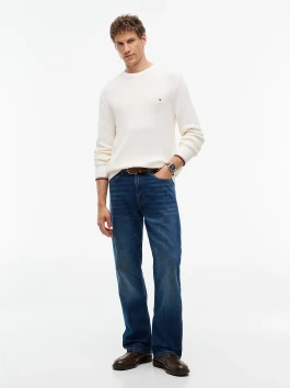 náhled Tommy Hilfiger pánský krémový svetr