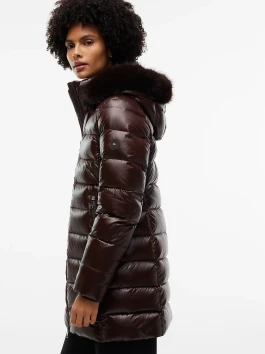 náhled Tommy Hilfiger dámský hnědý kabát