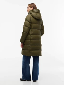 náhled Tommy Hilfiger dámský zelený kabát