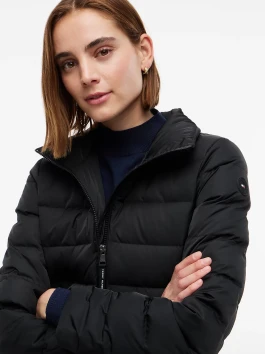 náhled Tommy Hilfiger dámská černá péřová bunda