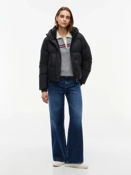 náhled Tommy Hilfiger dámská černá péřová bunda