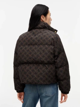 náhled Tommy Hilfiger dámská vzorovaná péřová bunda