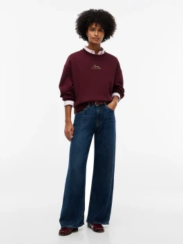 náhled Tommy Hilfiger dámská vínová mikina