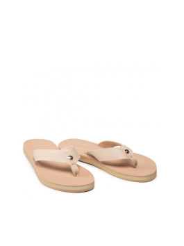 náhled Tommy Hilfiger dámské béžové žabky