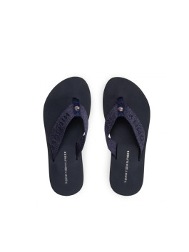 náhled Tommy Hilfiger dámské tmavě modré žabky