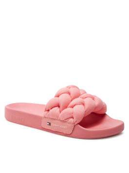 náhled Tommy Jeans dámské růžové pantofle