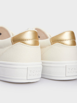 náhled Tommy Hilfiger dámské krémové tenisky