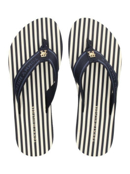 náhled Tommy Hilfiger dámské tmavě modré žabky