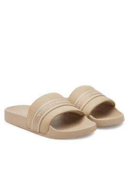 náhled Tommy Hilfiger dámské béžové pantofle