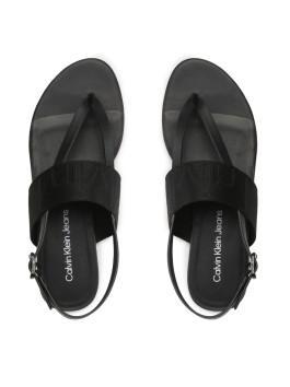 náhled Calvin Klein dámské černé sandály FLAT SANDAL TOEPOST WEBBING