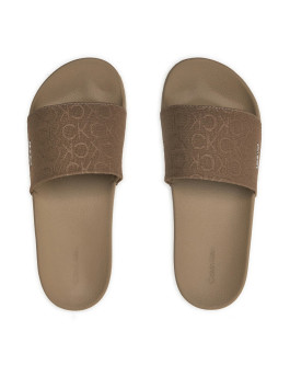 náhled Calvin Klein dámské hnědé pantofle