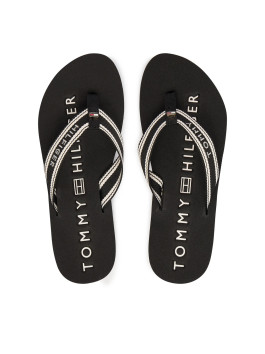 náhled Tommy Hilfiger dámské černé žabky