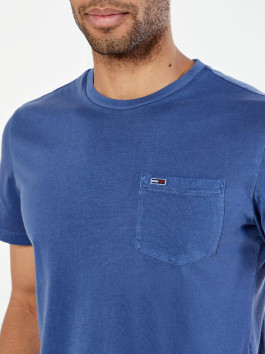 náhled Tommy Jeans pánské modré tričko