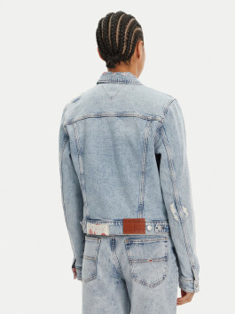 náhled Tommy Jeans dámská modrá džínová bunda