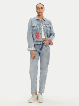 náhled Tommy Jeans dámská modrá džínová bunda