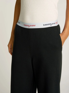 náhled Tommy Jeans dámské černé teplákové kalhoty