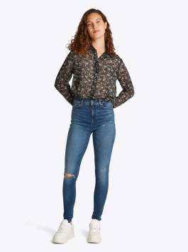 náhled Tommy Jeans dámská černá vzorovaná halenka