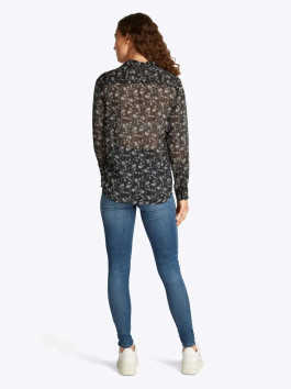 náhled Tommy Jeans dámská černá vzorovaná halenka