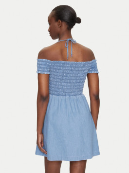 náhled Tommy Jeans dámské modré džínové šaty