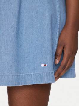 náhled Tommy Jeans dámské modré džínové šaty
