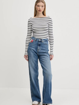 náhled Tommy Jeans dámské bílo modré pruhované tričko