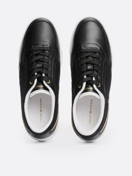 náhled Tommy Hilfiger dámské černé kožené tenisky
