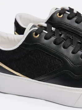 náhled Tommy Hilfiger dámské černé kožené tenisky
