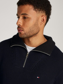 náhled Tommy Hilfiger pánský tmavě modrý svetr