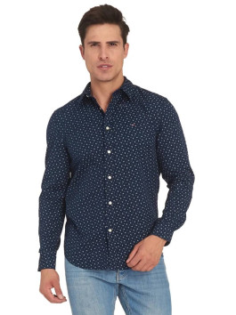 náhled Tommy Hilfiger pánská tmavě modrá košile