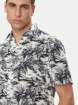 náhled Tommy Hilfiger pánská lněná košile s krátkým rukávem