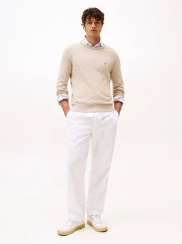 náhled Tommy Hilfiger pánský béžový svetr