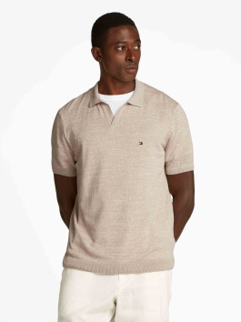 náhled Tommy Hilfiger pánské béžové polo tričko