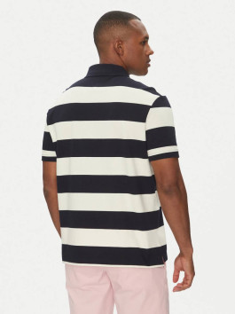 náhled Tommy Hilfiger pánské modro krémové pruhované polotričko