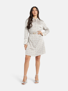 náhled Guess dámské béžové košilové šaty