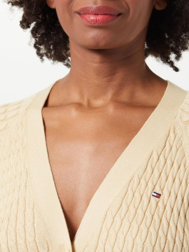 náhled Tommy Hilfiger dámský béžový svetr