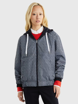 náhled Tommy Hilfiger dámská tmavě modrá větrovka