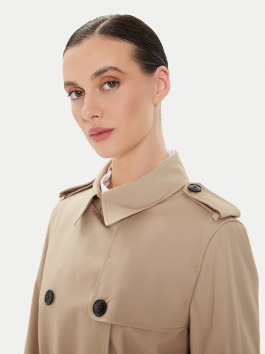 náhled Tommy Hilfiger dámský béžový kabát