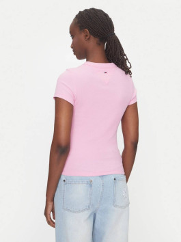 náhled Tommy Jeans dámské růžové tričko