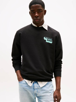 náhled Tommy Jeans pánská černá mikina