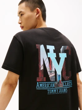 náhled Tommy Jeans pánské černé tričko