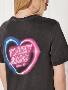náhled Tommy Jeans dásmké šedé tričko