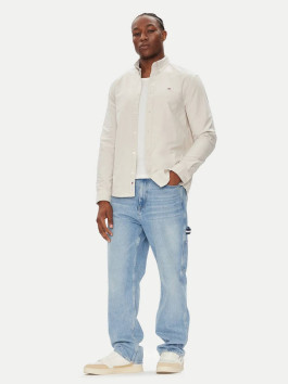 náhled Tommy Jeans pánská krémová košile