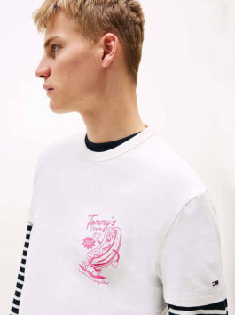 náhled Tommy Jeans pánské bílé triko